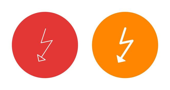 icono de vector de flash único