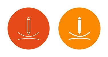 Draw Curve Vector Icon