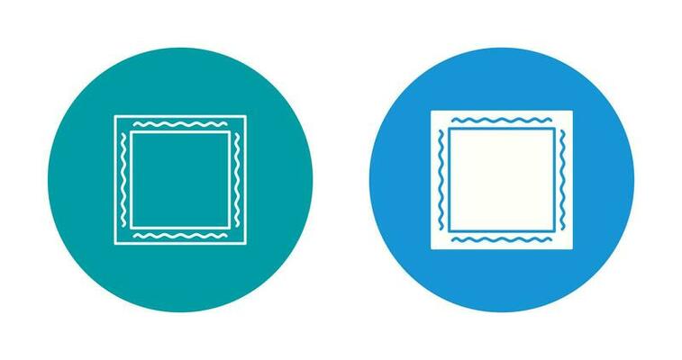 Unique Frame Vector Icon
