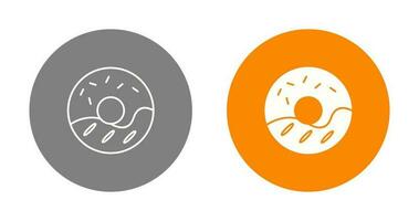 Cream Doughnut Vector Icon