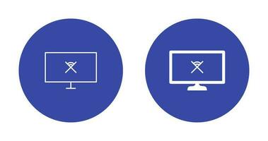 Unique Disconnected Network Vector Icon