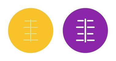 Unique Center Align Vector Icon
