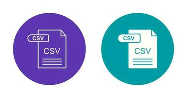 CSV Vector Icon