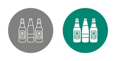 Beer Bottles Vector Icon