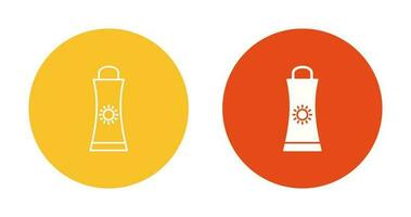 Sunblock Cream Vector Icon