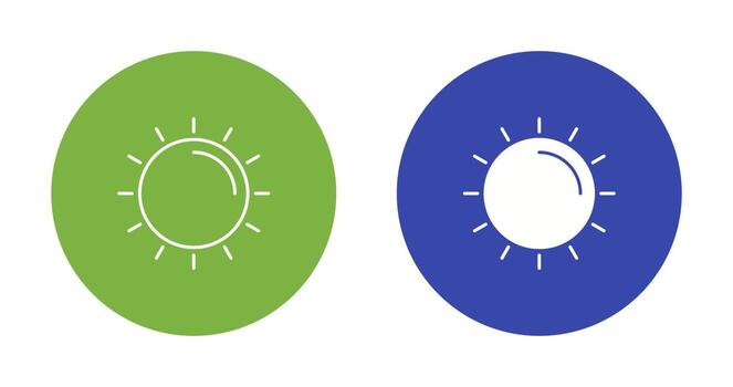 Sun Vector Icon