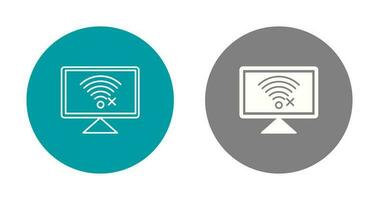 Disconnected Network Vector Icon