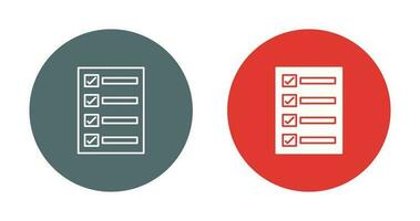 Filling Ballot Paper Vector Icon