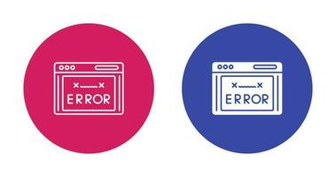 Error Code Vector Icon