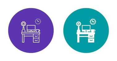 Work Table Vector Icon