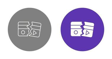 Broken Vector Icon