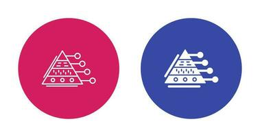 Pyramid Graph Vector Icon