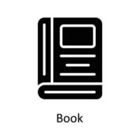 Book Vector  Solid Icon Design illustration. User interface Symbol on White background EPS 10 File