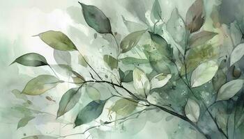 watercolor pattern background, generate ai photo
