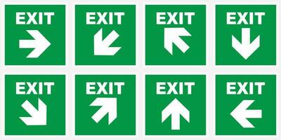 Arrow Exit Symbol 2.eps vector