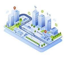 Smart Cities Business Innovation vector