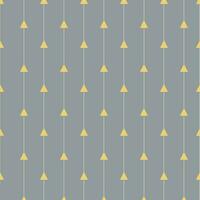 Yellow geometric triangle and line pattern. on gray background. vector