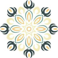 Mandala Design . Ethnic decorative element. Hand drawn backdrop. vector