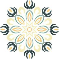 Mandala Design . Ethnic decorative element. Hand drawn backdrop. vector