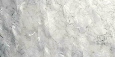 Abstract illustration of close up of white marble stone texture background , generate ai photo