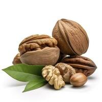 walnut healthy solid delicious edible, generate ai photo