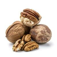 walnut healthy solid delicious edible, generate ai photo
