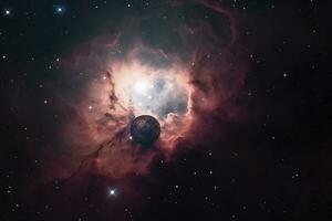 the Orion Nebula deep space objects , generate ai photo