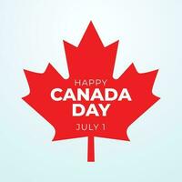 Canadá día celebracion diseño modelo. Canadá bandera. bandera de Canadá. bandera vector diseño.