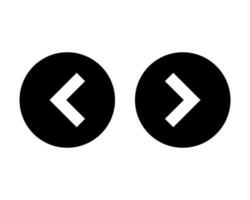 Left right icon button vector