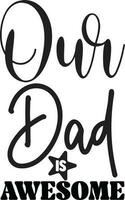 Father's Day Design vector