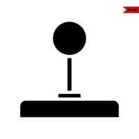 knob gaming glyph icon vector