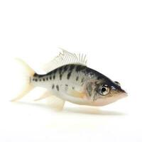 Corydoras catfish isolated on white background, generate ai photo