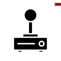 knob gaming glyph icon vector