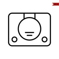 camera line icon vector