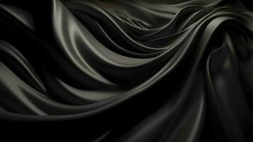 abstract background luxury cloth or liquid wave or wavy folds of grunge silk texture satin velvet material or luxurious Christmas background or elegant wallpaper design, background, generate ai photo