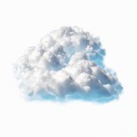 Cloud isolated. Illustration photo