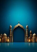 Islamic holiday background. Illustration photo