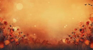 Autumn falling leaves background. Illustration photo