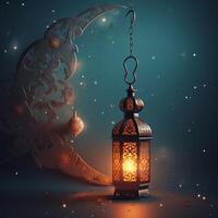 Islamic holiday background. Illustration photo