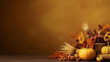 Autumn Thanksgiving Background. Illustration photo