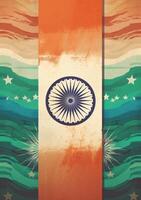 Poster for Indian Independence Day. Illustration photo