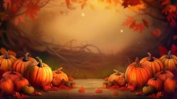 Autumn falling leaves background. Illustration photo