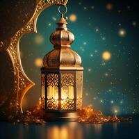 Islamic holiday background. Illustration photo
