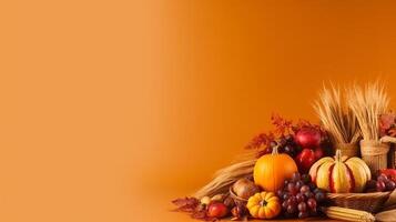 Autumn Thanksgiving Background. Illustration photo