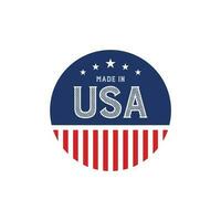 Made in USA stamp badge vector design