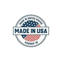 Made in USA stamp badge vector design