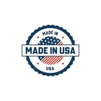 Made in USA stamp badge vector design