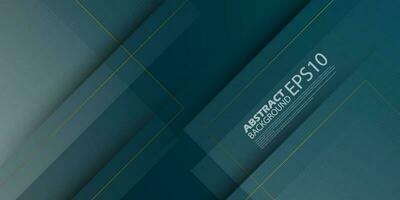 Abstract dark blue design futuristic, energy technology concept background. Stripes gold lines with overlay square shapes. Popular blue background. Eps10 vector