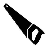 A woodcutting tool, hand saw vector