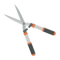 Right angled long blades with handles, a shape like big scissor, pictogram for grass shear vector